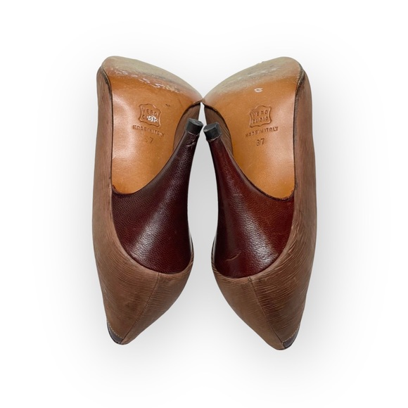 Vintage 70’s: Saint Claire ⊛ Italy Soft Glove Leather Pumps ⊛ Dusty Rose 2 Tone - Picture 13 of 16